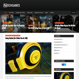 Nochgames - Gaming Blog South Africa