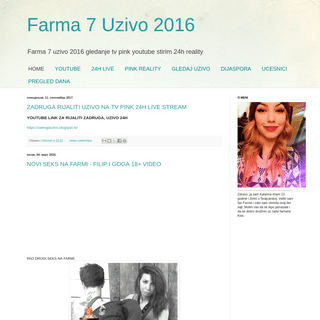 Farma 7 Uzivo 2016