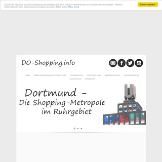 DO-Shopping.info - Informationsplattform über den Einzelhandel in der Dortmunder-City / Ostenhellweg - Westenhellweg - Neueröffn
