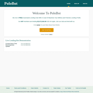 Polobot - The World's Best Crypto Lending Bot