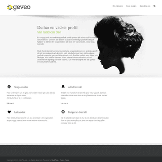 Geveo Controlprint - Få kontroll på er grafiska profil