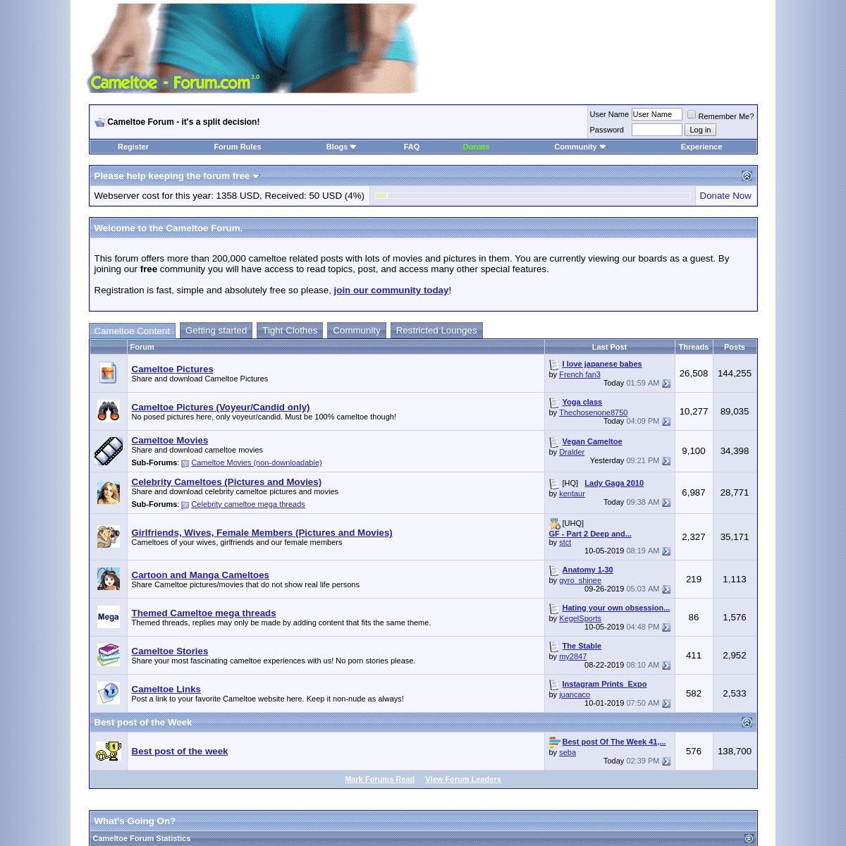 A complete backup of cameltoe-forum.com
