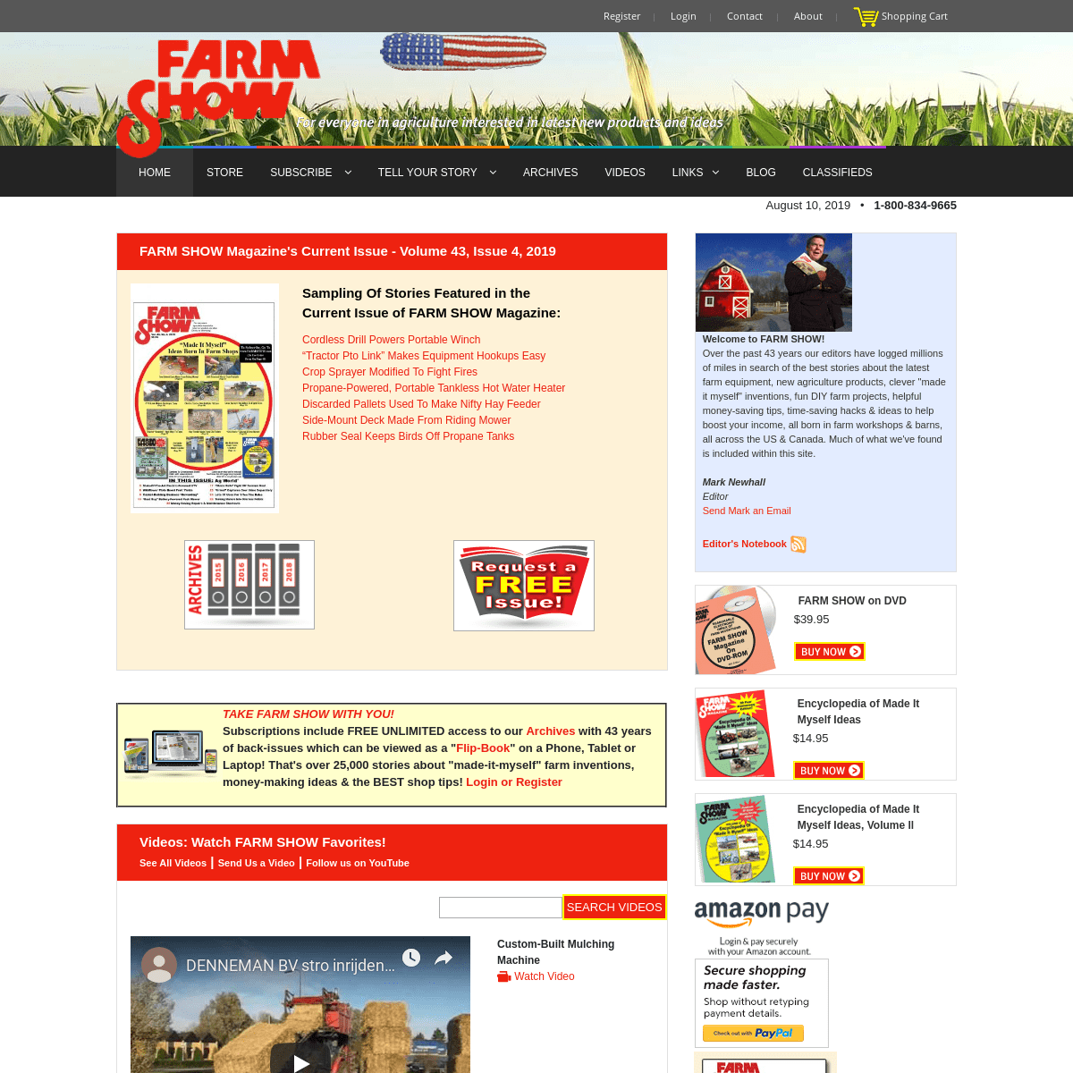 FARM SHOW Magazine - Farming, Ranching & Agriculture News, Clever Farm Shop Inventions, Ranch & Farming Tips, Time-savin