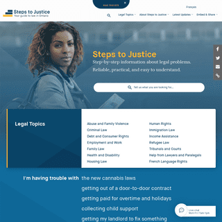 Steps to Justice - Your guide to law in Ontario