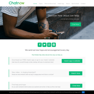 Chatnow â€“ Live chat with a Christian who cares â€“ Chatnow- Christian Help