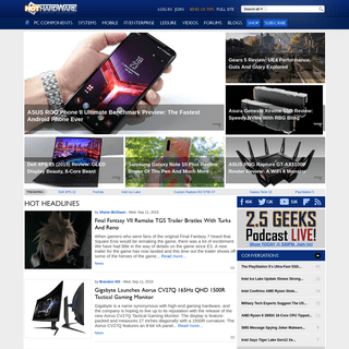 HotHardware | Computing And Tech Enthusiast News And Product Reviews 