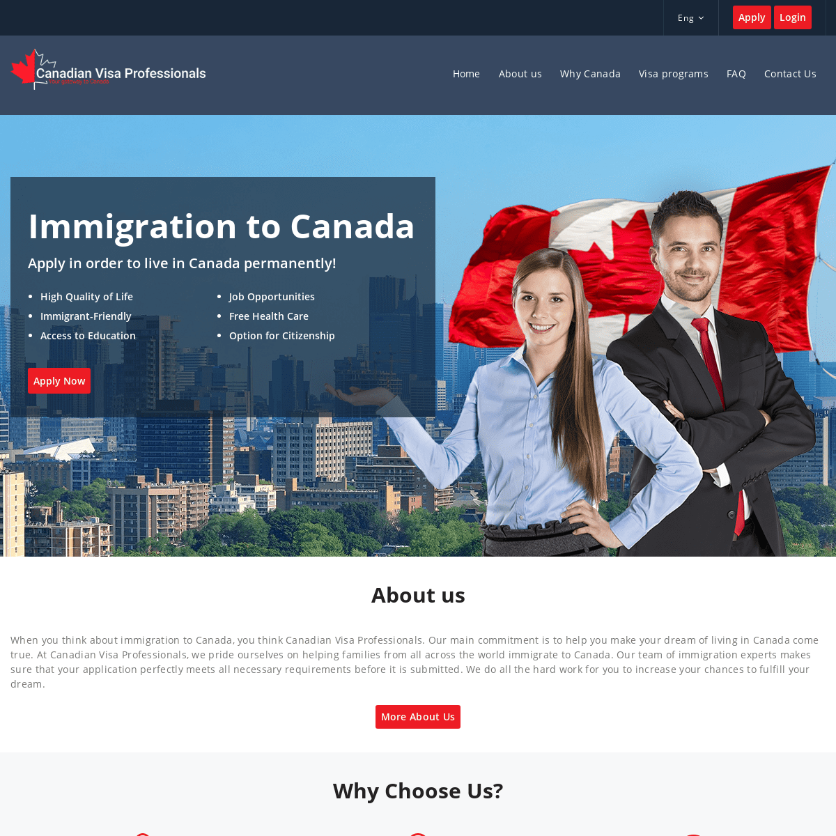 Canadian Visa Professionals - Immigration to Canada