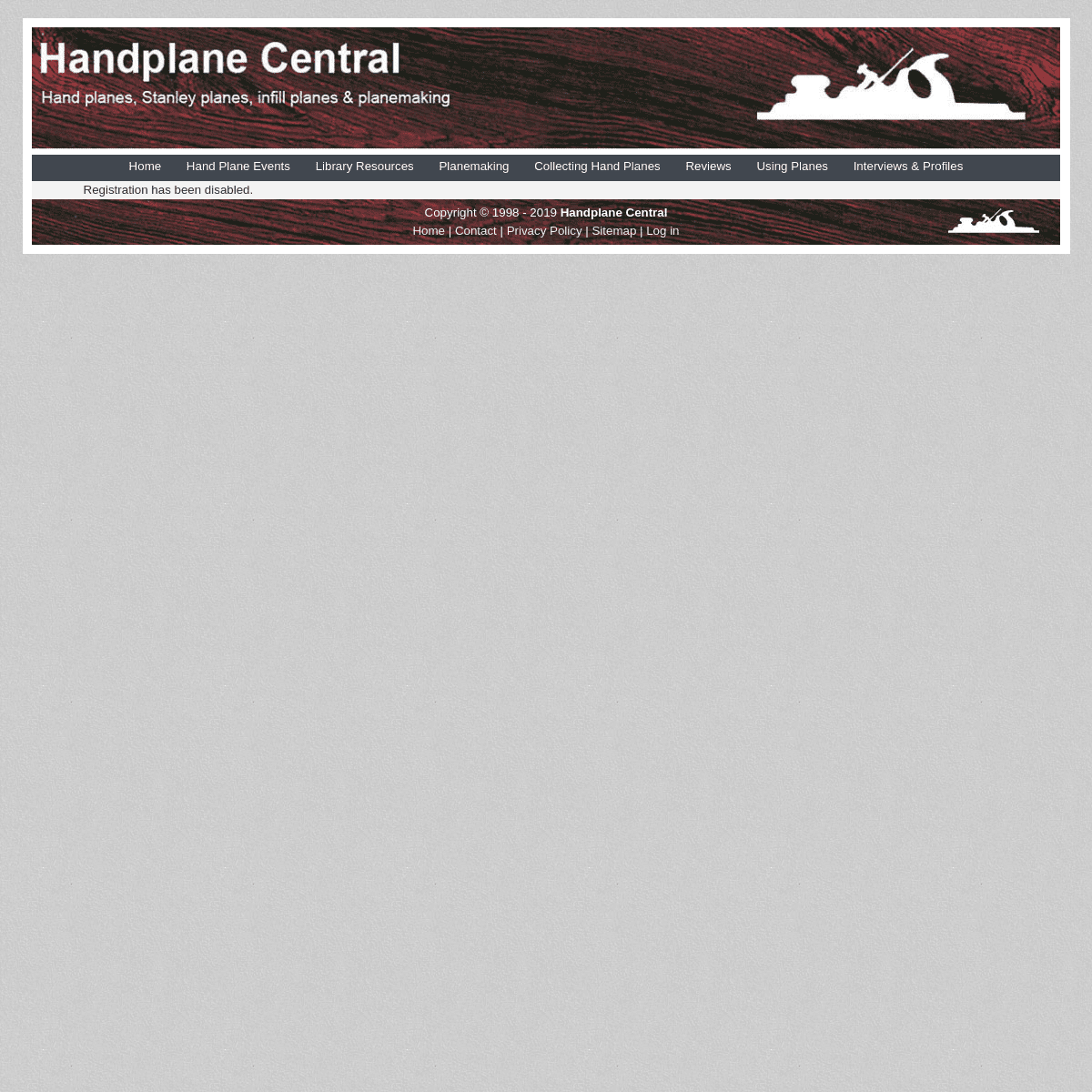 A complete backup of handplane.com