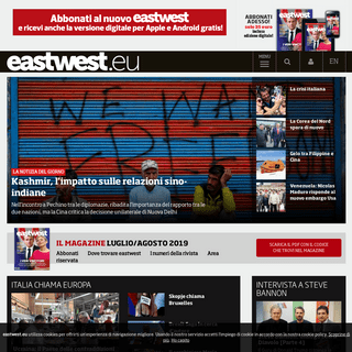 Eastwest - Ultime News dal mondo - opinioni e approfondimenti