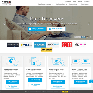 Remo Software - Tools to Recover, Repair, Erase, Manage & Optimize Data