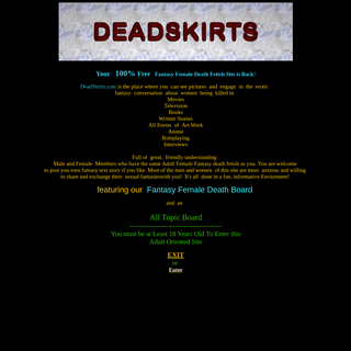 A complete backup of deadskirts.com