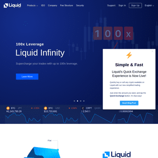 Crypto and Fiat Currency Exchange | Trade with Liquid.com