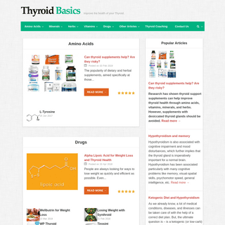 Thyroid Basics - Research and Information on Thyroid Health.