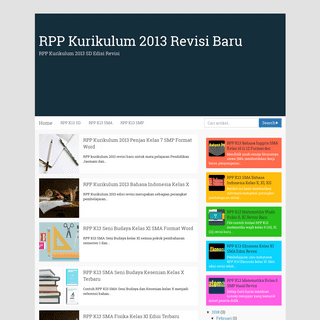 RPP Kurikulum 2013 Revisi Baru