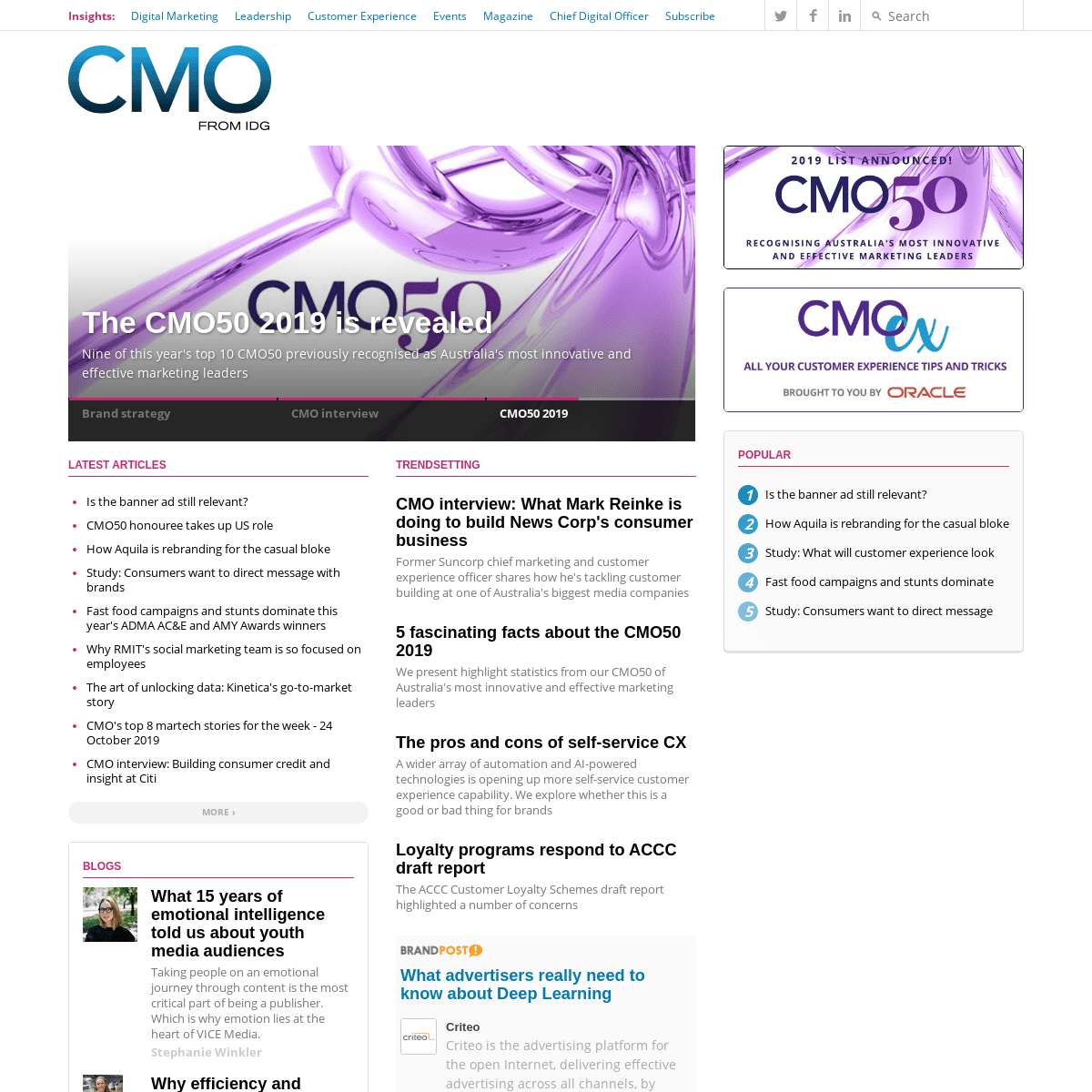 A complete backup of cmo.com.au