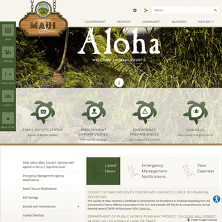 Maui County, HI - Official Website | Official Website
