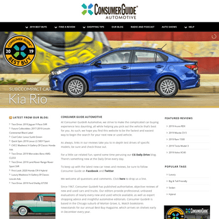 Expert Car Reviews | Consumer Guide Auto | consumerguide.com