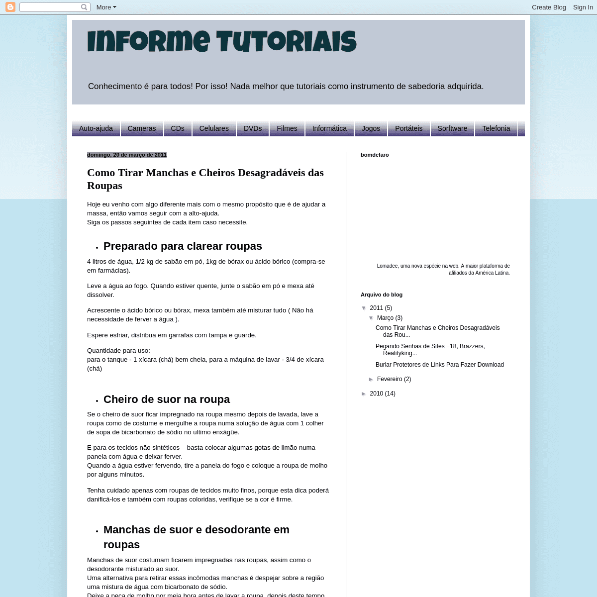 A complete backup of informetutoriais.blogspot.com
