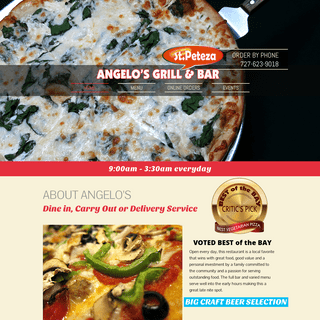 Angelo's Grill & Bar | Pizza St. Pete