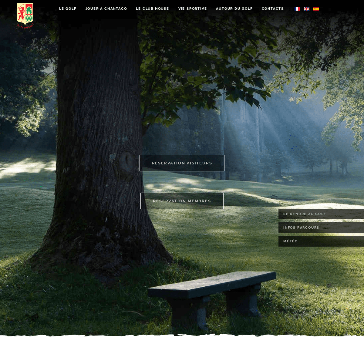 Le golf - Accueil | Golf Chantaco | Saint-Jean-de-Luz