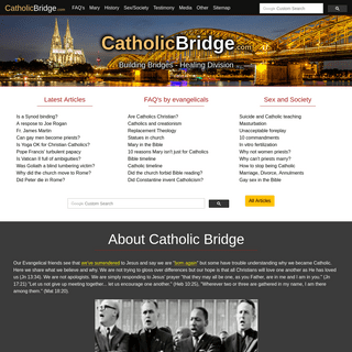 A complete backup of catholicbridge.com