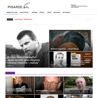 Pisarze.pl | e-tygodnik literacko-artystyczny