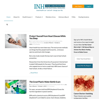 Institute for Natural Healing - Natural Health Breakthroughs from Across the Globe