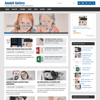 Amdall Gallery | Artwork, data analysis, and other projects by Jon