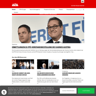 APA – Austria Presse Agentur: Startseite