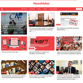 NewsMaker – doar cele mai importante știri din Moldova și din lume