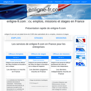 A complete backup of enligne-fr.com