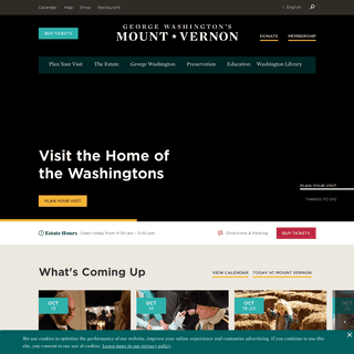 A complete backup of mountvernon.org