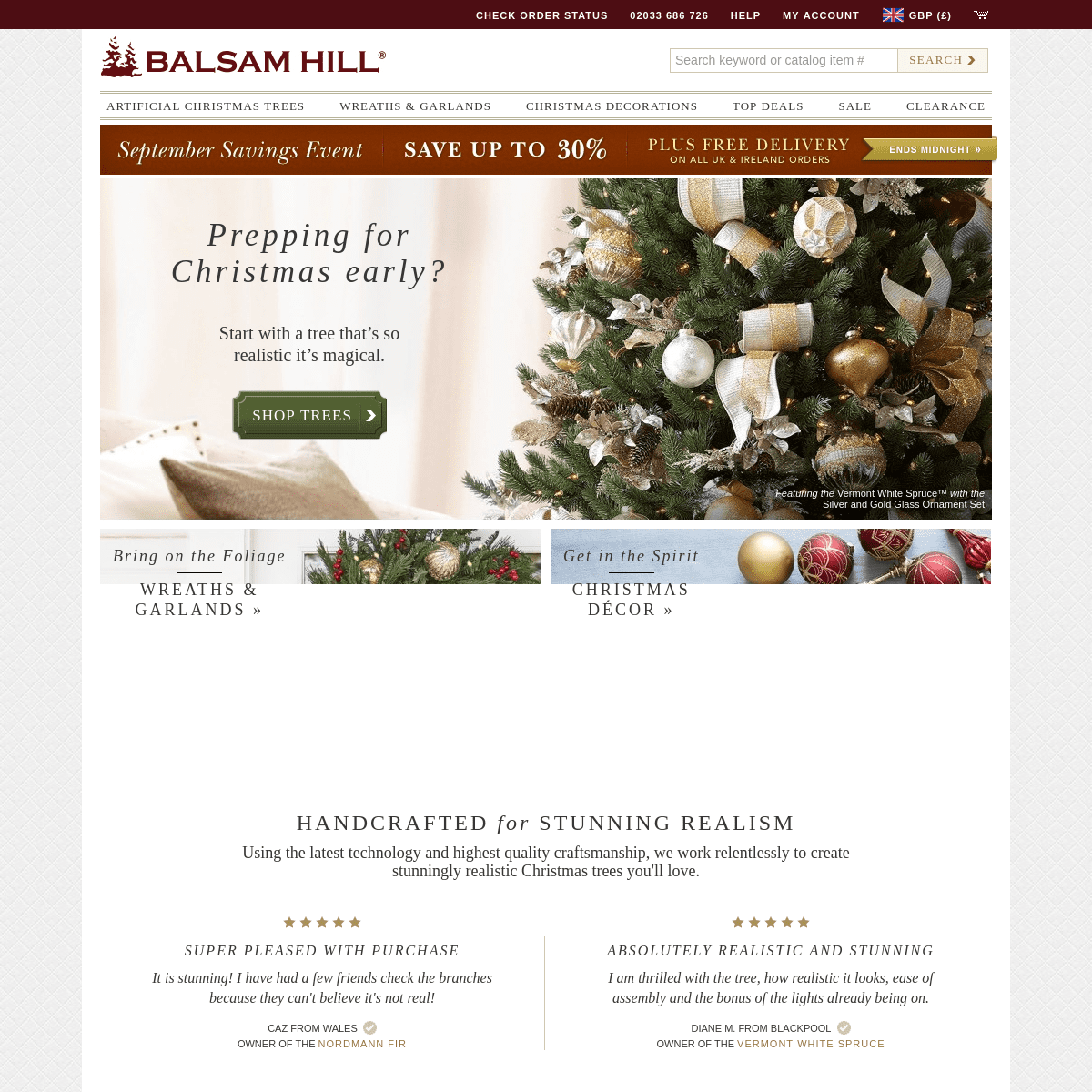 A complete backup of balsamhill.co.uk