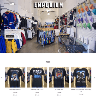 Emporium Premium | Vintage, Streetwear, Fashion, Cuba Mall, Wellington