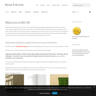 KIS UK – English Paints in France
