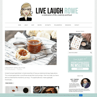 Live Laugh Rowe - A lifestyle blog that shares crafts, recipes, tutorials and life's moments.