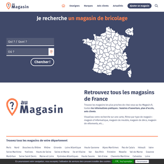 Au-Magasin.fr : 228755 magasins, 14716 avis de clients
