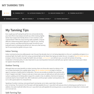 Know all the Dangers of Indoor and Outdoor Tanning - Read our Tips!