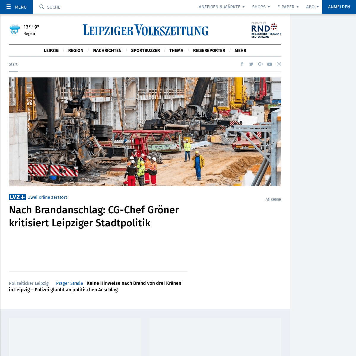 Aktuelle Nachrichten - News aus Leipzig, Sachsen und Mitteldeutschland