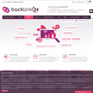 BackLink24 - Pakiety SEO - Dywersyfikacja linków - Usługi SEO