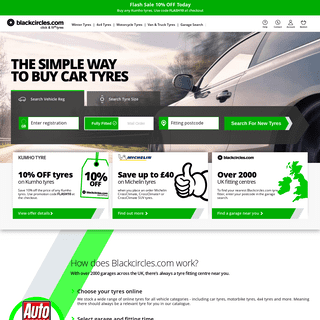 Car tyres - order cheap tyres online today at Blackcircles.com