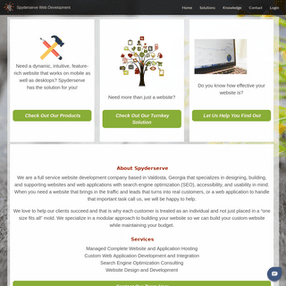 Spyderserve Corp Website Developer | Valdosta, GA