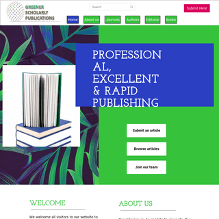 Greener Scholarly Publications – Excellence and Timeliness
