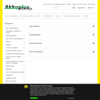 A complete backup of akkuplus.de