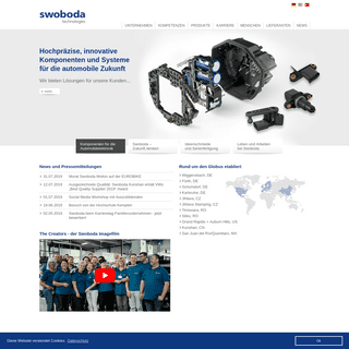 Swoboda – hochpräzise, innovative Komponenten und Systeme für die automobile Zukunft