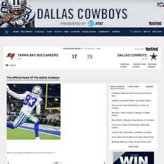 Dallas Cowboys | Official Site of the Dallas Cowboys