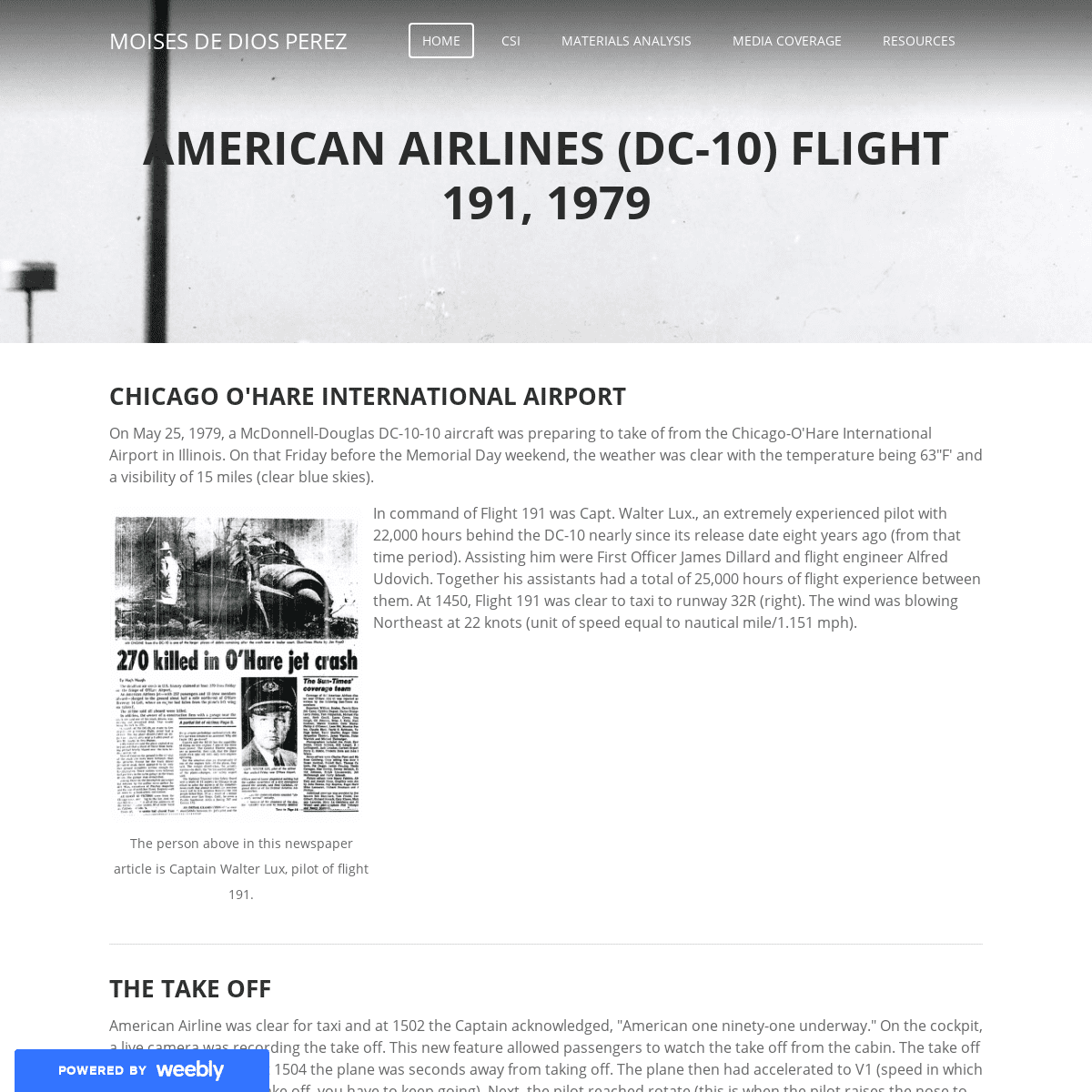 A complete backup of americanairlineflight191.weebly.com