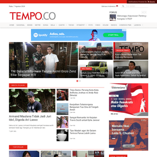 Berita Terkini, Berita Hari Ini Indonesia dan Dunia - Tempo.co