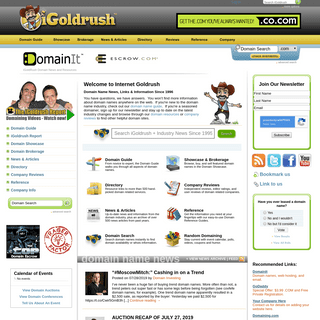 iGoldrush: Domain Name Guide, News and Reference Since 1996