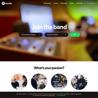 Join the band - Spotify Jobs